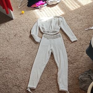 P'tula White Cozy Jumpsuit